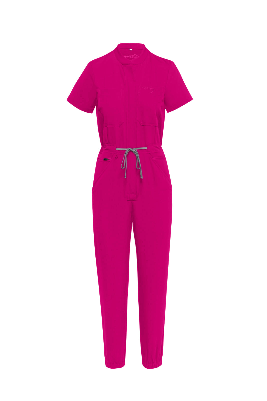 Pink Scrubs Romper - House Of Scrubs Romper for women