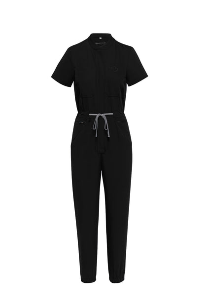 Black Scrubs Jumpsuit - House Of Scrubs Romper for women