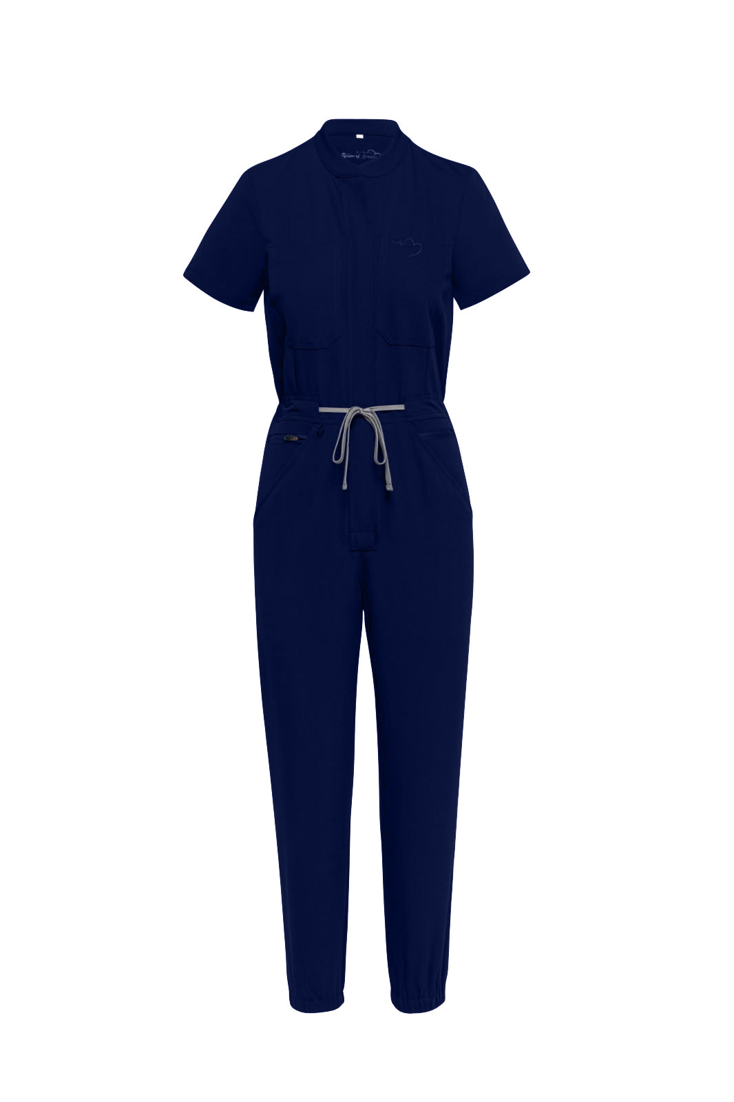Navy Scrubs Romper for Women
