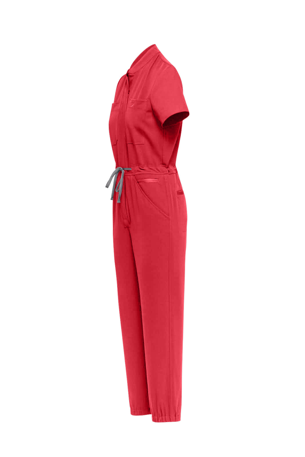 House Of Scrubs Romper for Women (Women Candy Red)