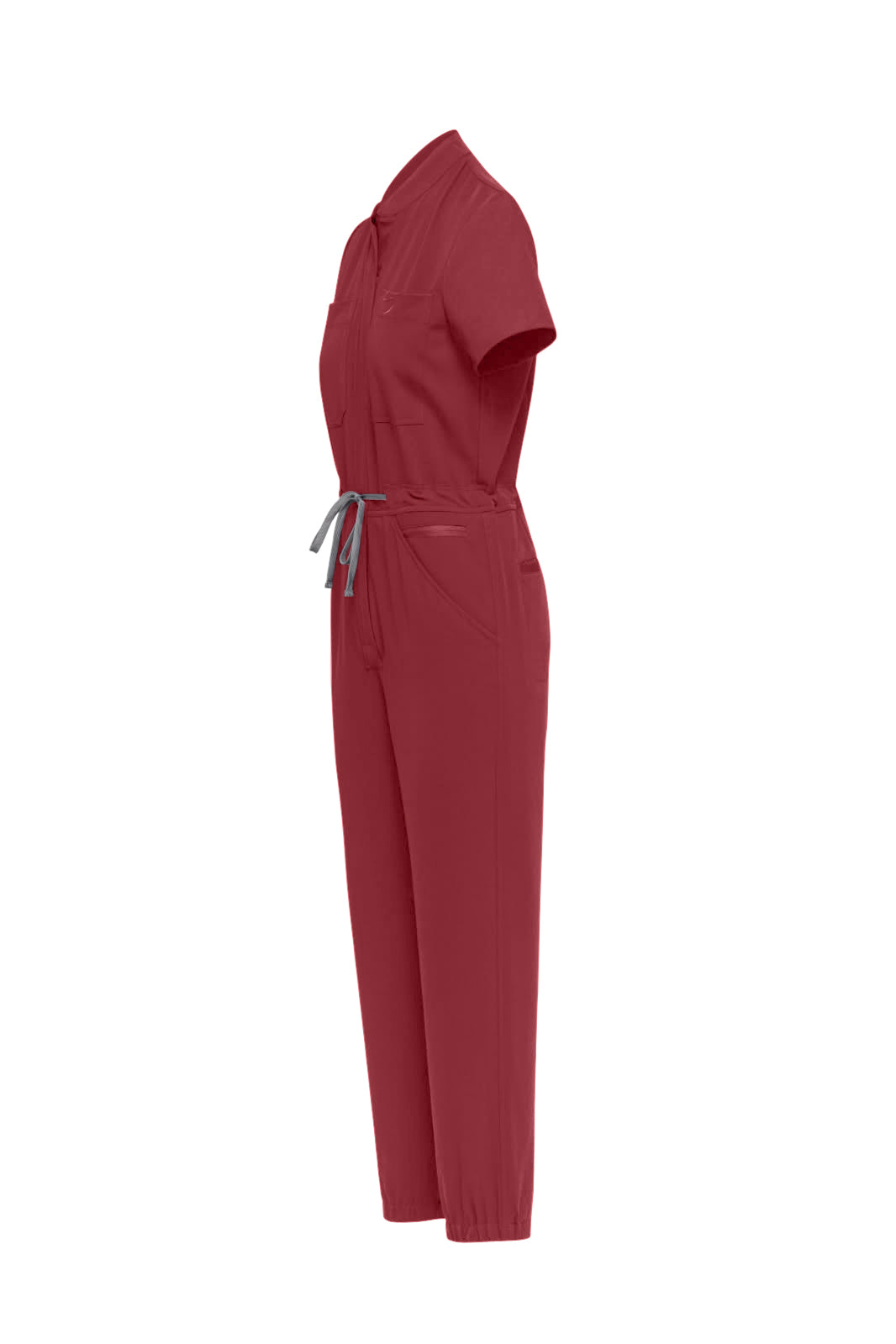 House Scrubs Romper for Women Burgundy