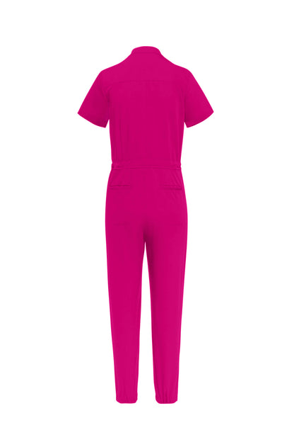 Pink Scrubs Romper - House Of Scrubs Romper for women