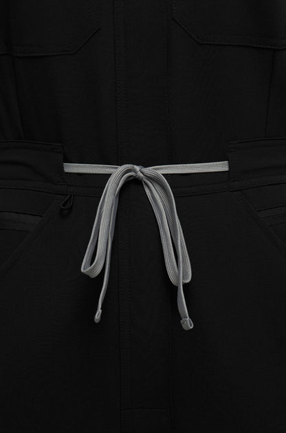 Black Scrubs Jumpsuit - House Of Scrubs Romper for women