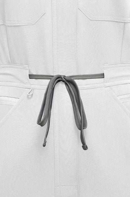 House Of Scrubs Romper For Women (White) White Scrubs Romper for women