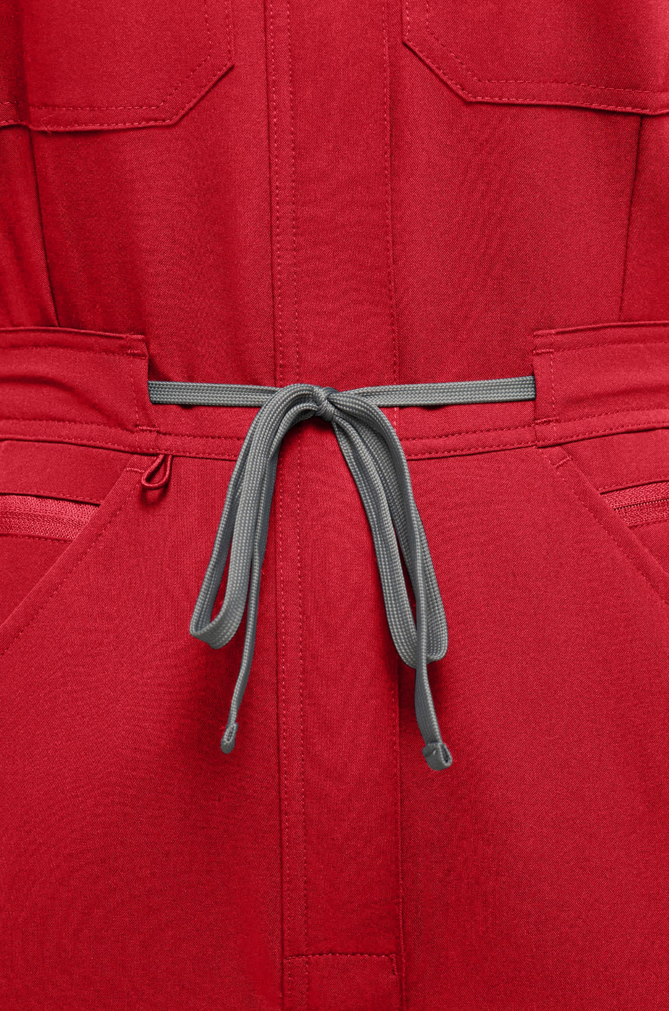 House Of Scrubs Romper for Women (Women Candy Red)