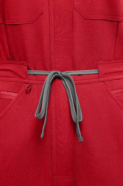 House Of Scrubs Romper for Women (Women Candy Red)