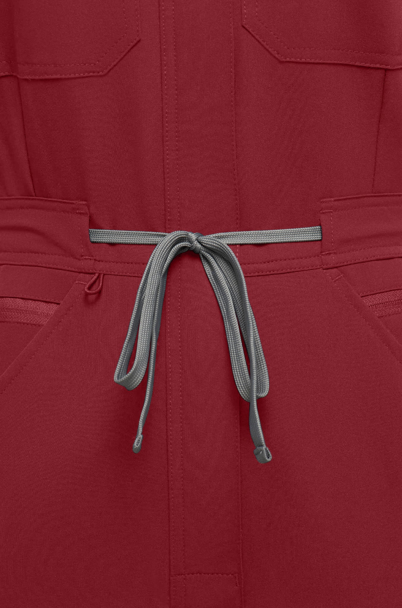 House Scrubs Romper for Women Burgundy