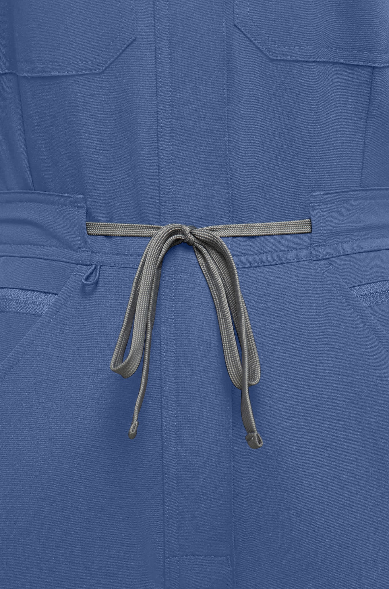 Women Blue denim Scrubs Romper - House Of Scrubs Romper for women