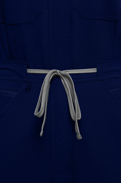 Navy Scrubs Romper for Women