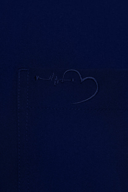 Navy Scrubs Romper for Women