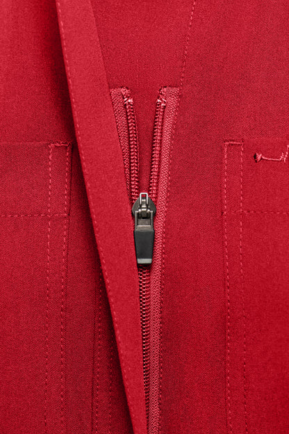 House Of Scrubs Romper for Women (Women Candy Red)